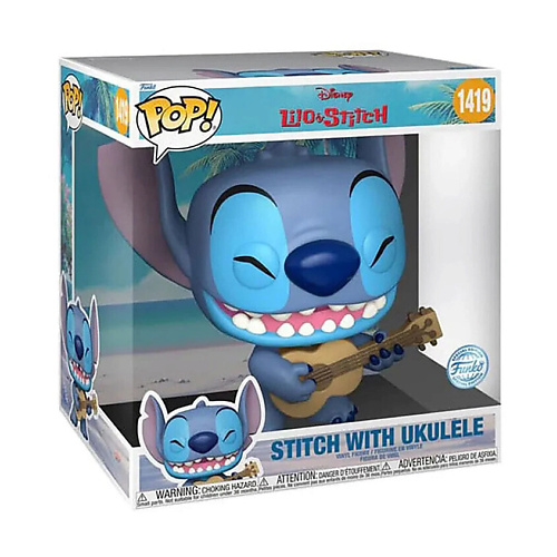 Интерактивная игрушка FUNKO Фигурка Disney Stitch Ukelele Exclusive figure 25 cm