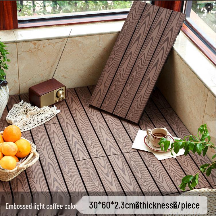 Водонепроницаемая не требующая ухода ДПК террасная доска для патио, садов и балконов - самозакладная и антикоррозийная