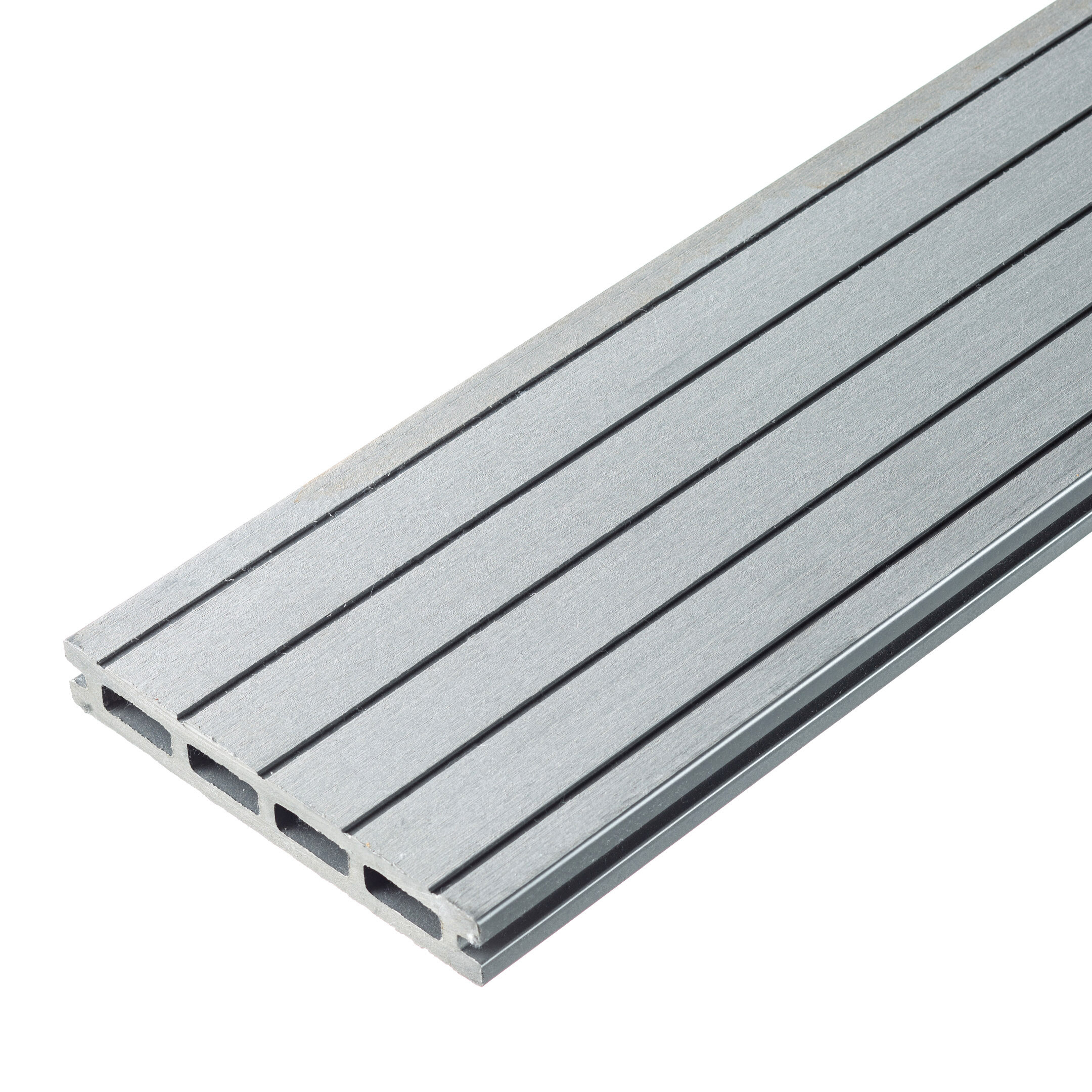 Доска террасная Greenwerk 21х135х3000 мм ДПК серая (2 шт.)