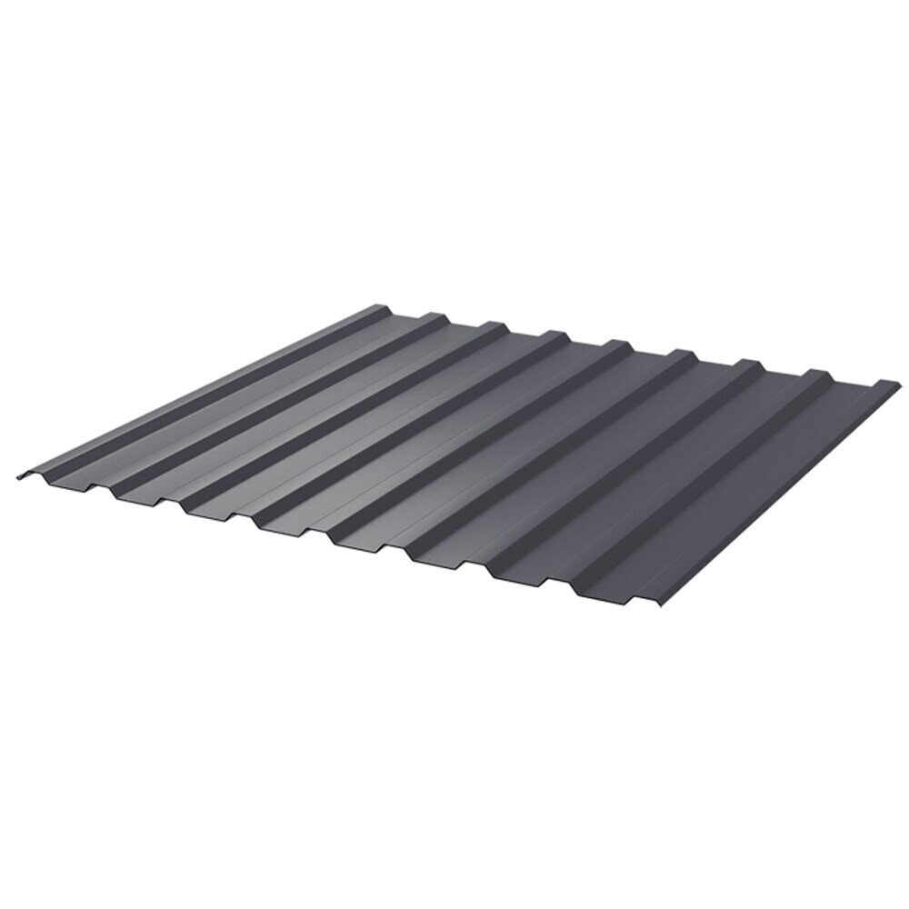 Профнастил С20R 1,15х2 м 0,5 мм графитовый серый RAL 7024