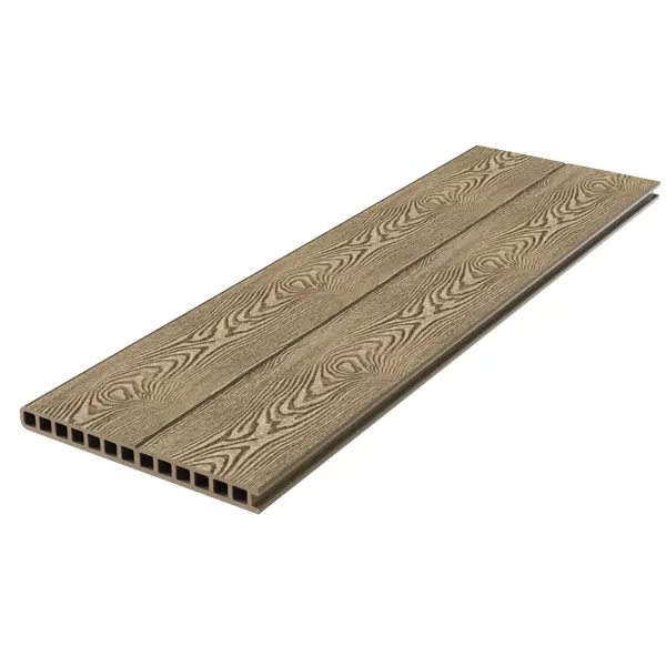 Ступень прямая Classic ДПК 28x317x3000 мм цвет коричневый