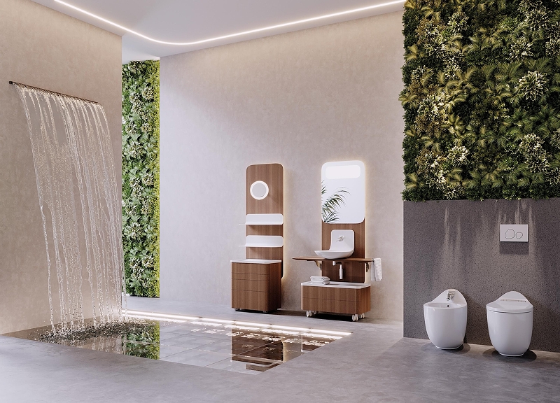 Подкатная тумба Creavit Foglia 80 FL3080.00 цвет Коричневый