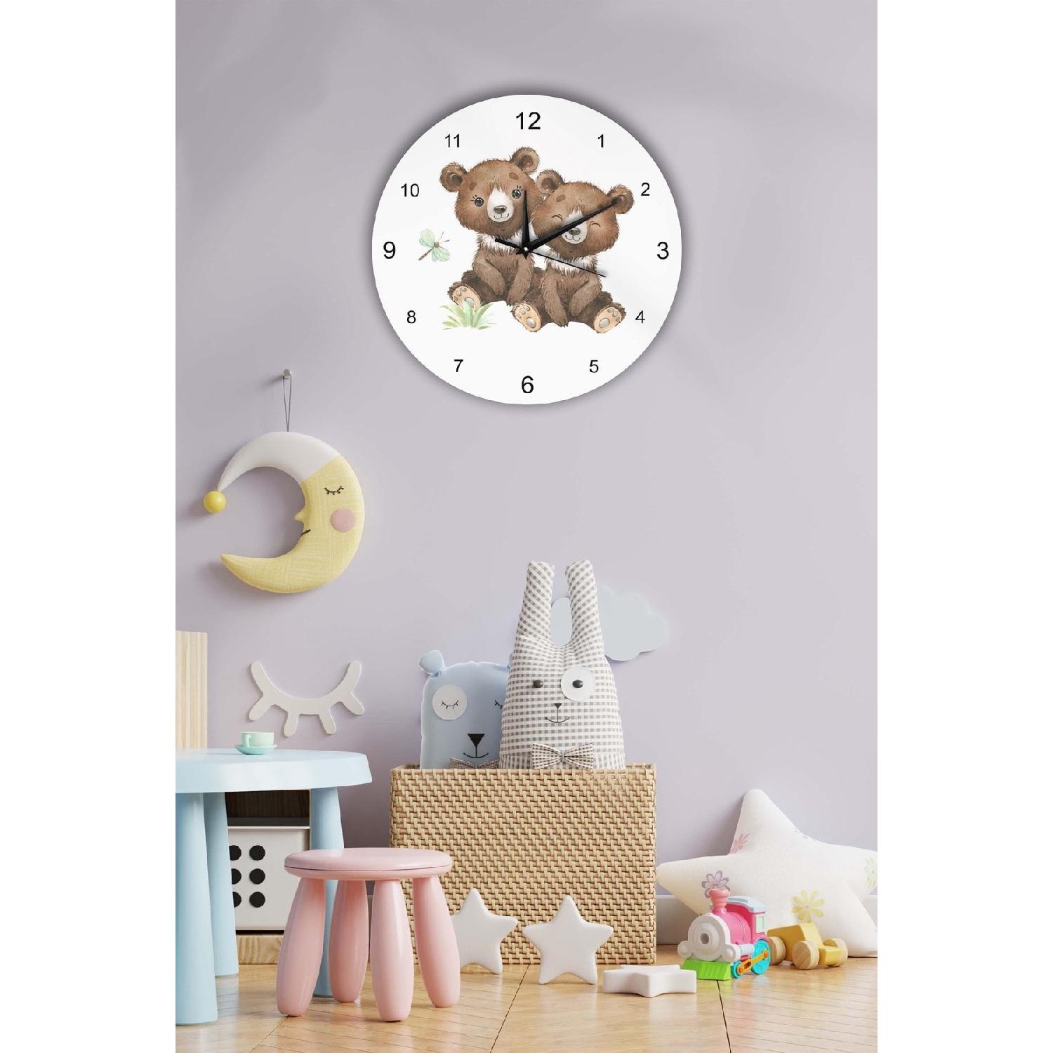 Декоративные настенные часы для детской комнаты 30х30см
